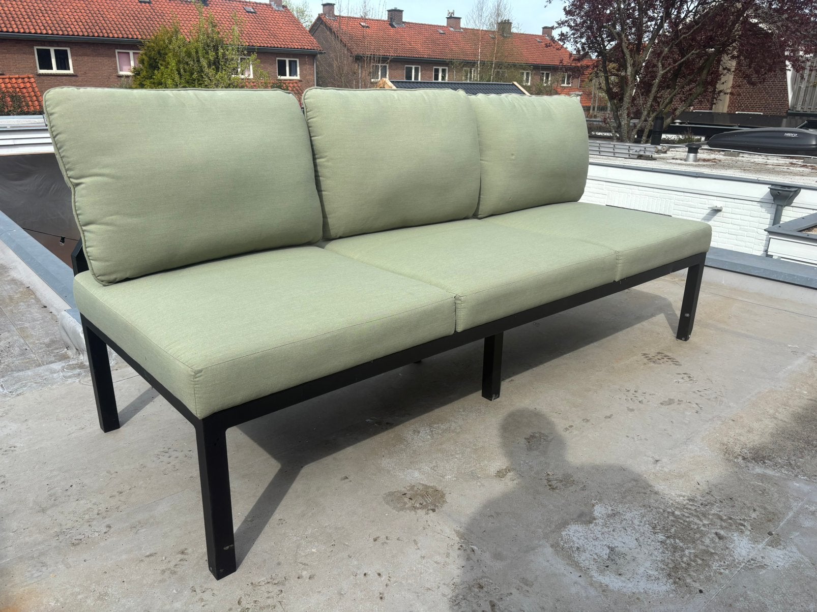 Hartman tuin bank, Tuin en Terras, Ophalen, Zo goed als nieuw, Kunststof