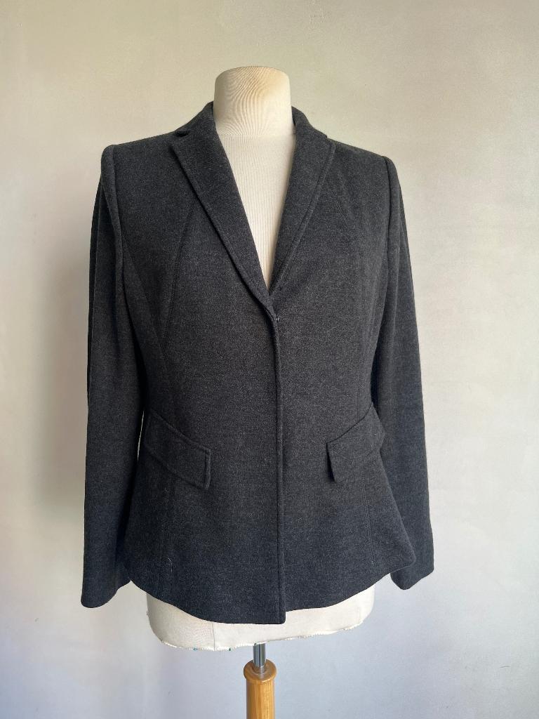Luisa cerano jasje grijs maat 42, Kleding | Dames, Verzenden, Maat 42/44 (L), Zo goed als nieuw, Luisa Cerano
