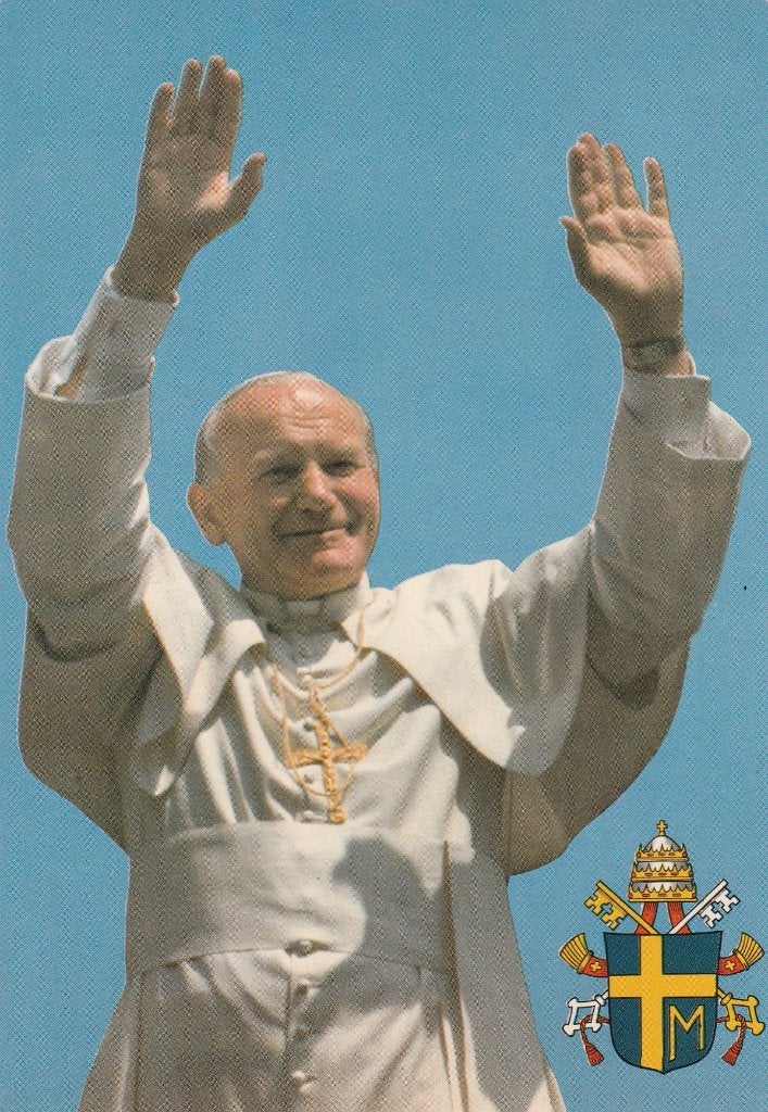 Ansichtkaart, Paus Joannes Paulus   (011), Verzenden, 1980 tot heden, Sterren en Beroemdheden