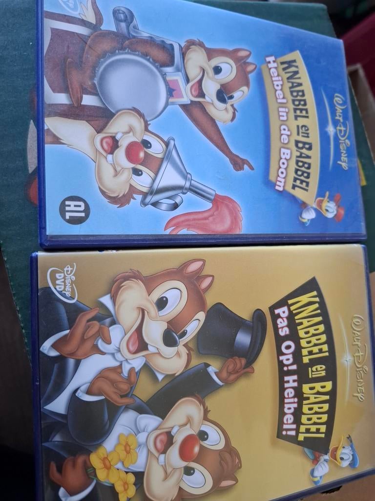 Knabbel en Babbel DVD's - 2 stuks, Ophalen of Verzenden