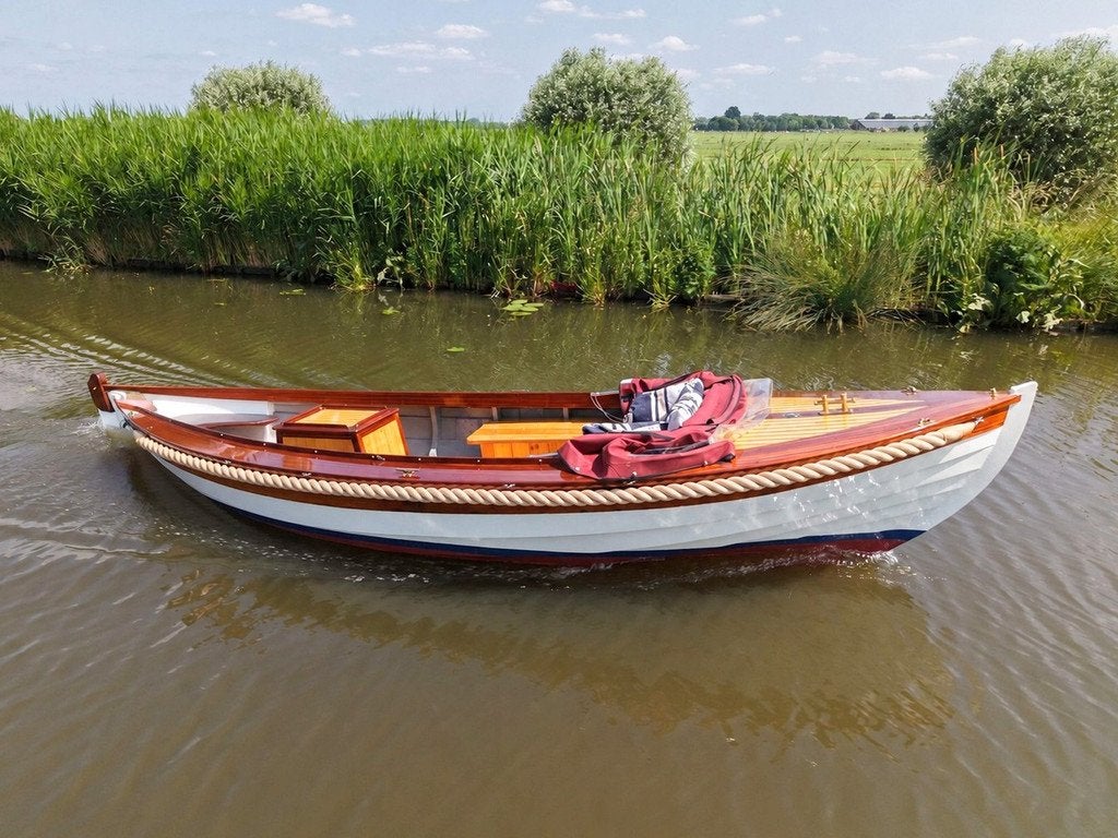 Kapitein Klassieke Mahoniehouten Sloep 6.20 (bj 1928), Watersport en Boten, Gebruikt