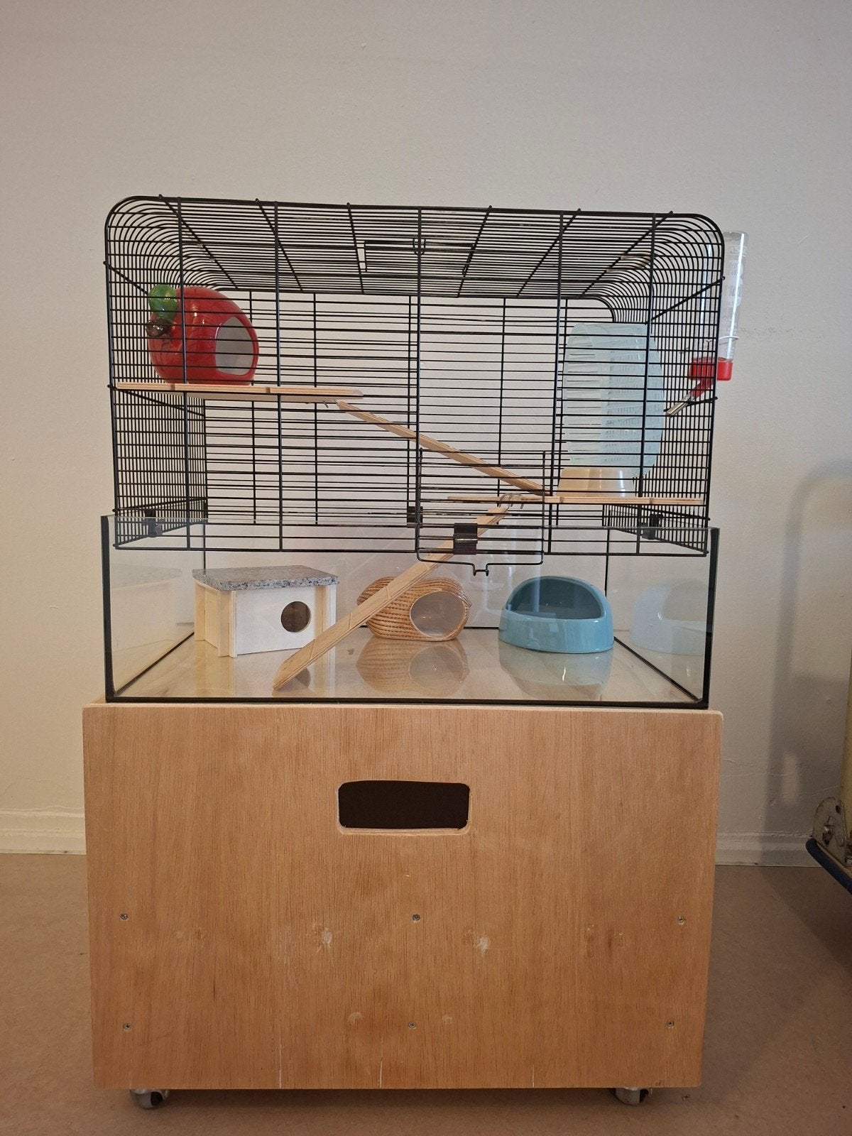 Hamsterkooi, Dieren en Toebehoren, Ophalen, Kooi, Gebruikt, 60 tot 90 cm