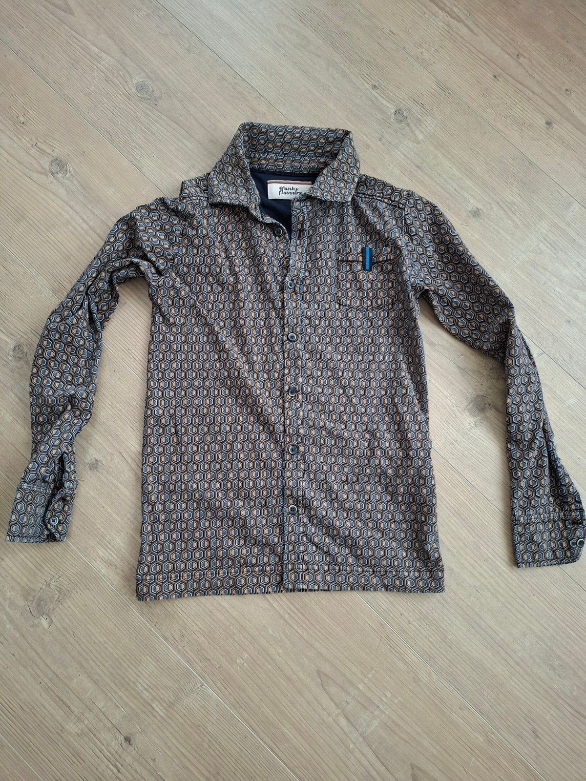 Blouse 4 funky flavours 146/152, Gebruikt, Overhemd of Blouse, Ophalen of Verzenden, Jongen