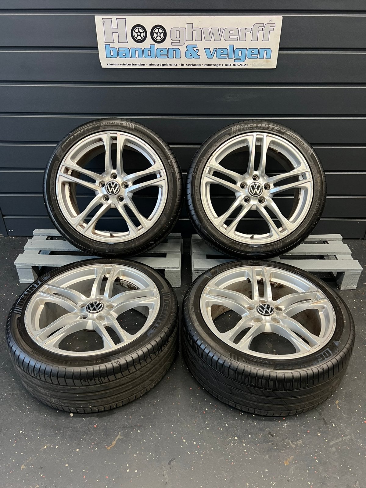 18 inch 5x112 velgen Volkswagen Passat Audi A4, 18 inch, Gebruikt, Ophalen of Verzenden, 235 mm