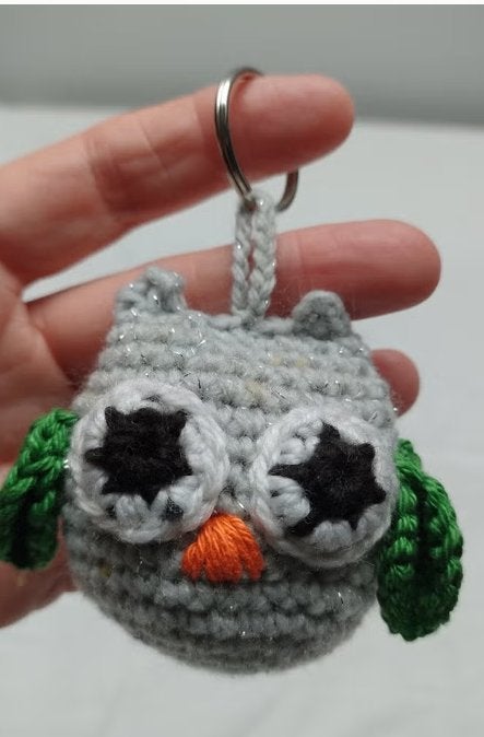Uil als sleutelhanger tashanger kerst herfst, Ophalen of Verzenden, Nieuw, Knuffel of Figuurtje