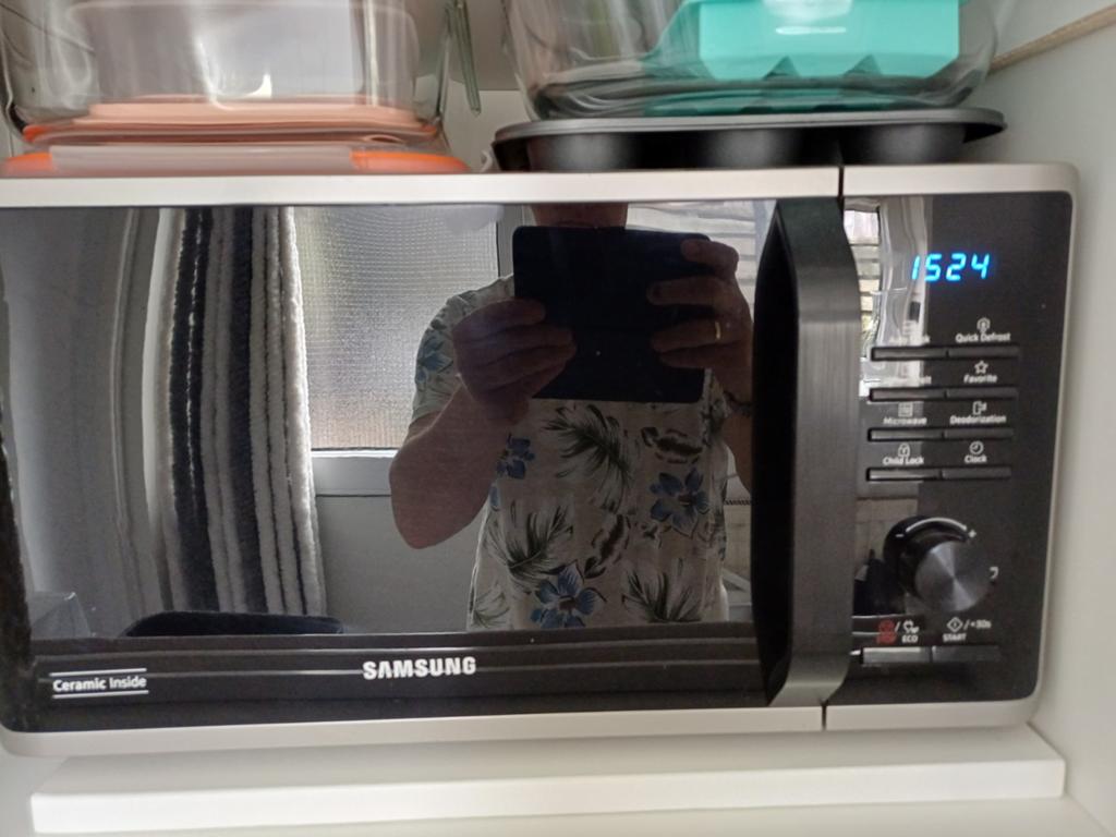 Samsung Magnetron met Grill - Zo goed als nieuw, Ophalen, Grill, Draaiplateau, Magnetron