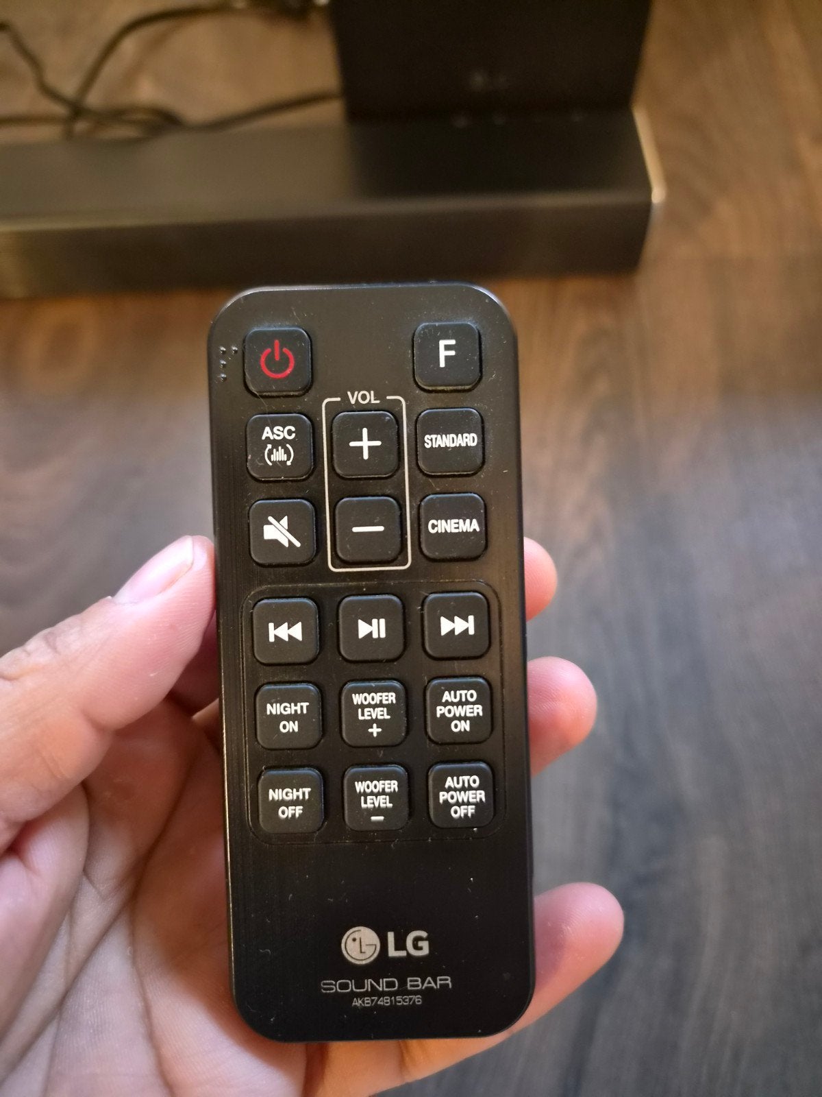 LG Soundbar met externe subwoofer en afstandsbediening, Ophalen, Bluetooth, Zo goed als nieuw