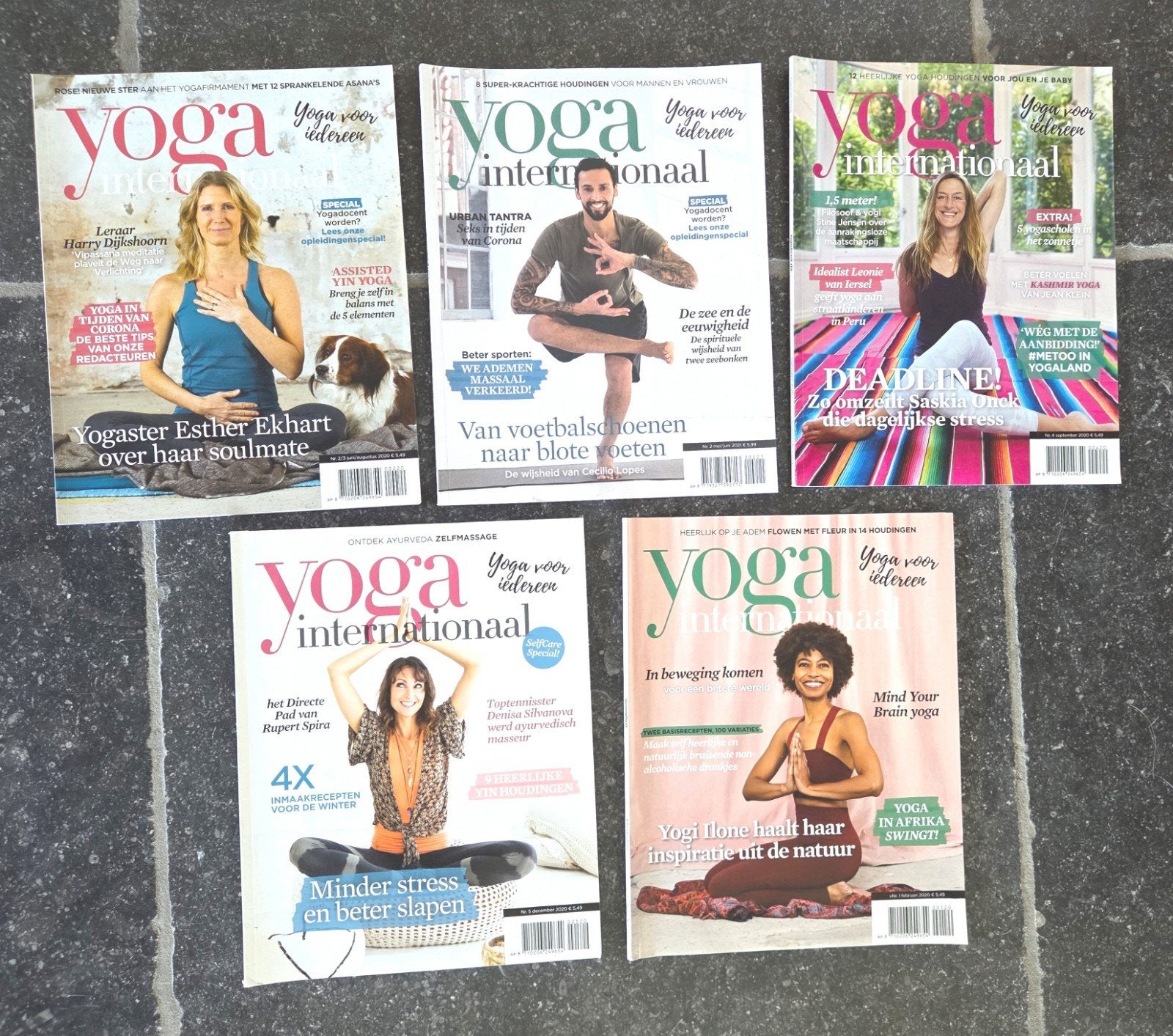 5x Yoga Internationaal Tijdschriften, Ophalen of Verzenden, Gelezen, Lichaam en Geest
