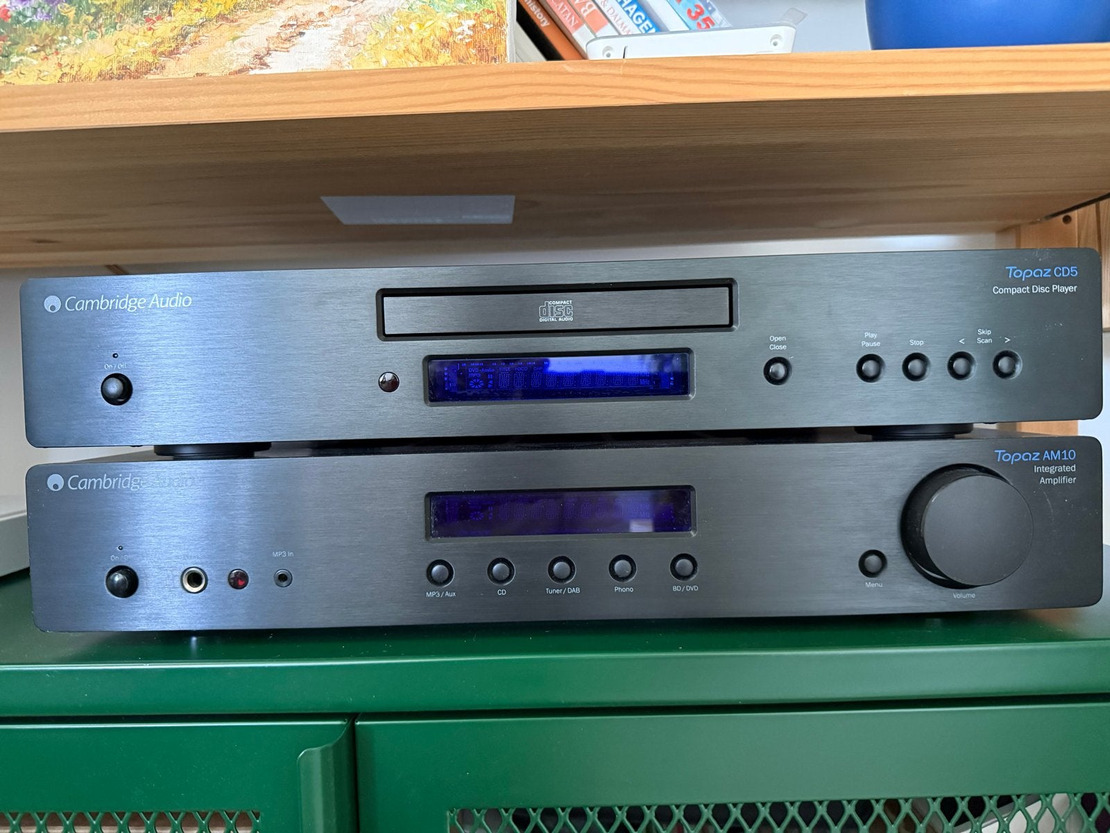 Cambridge Audio Topaz CD5 CD-speler & AM10 Versterker, Overige merken, Zo goed als nieuw, Cd-speler, Losse componenten