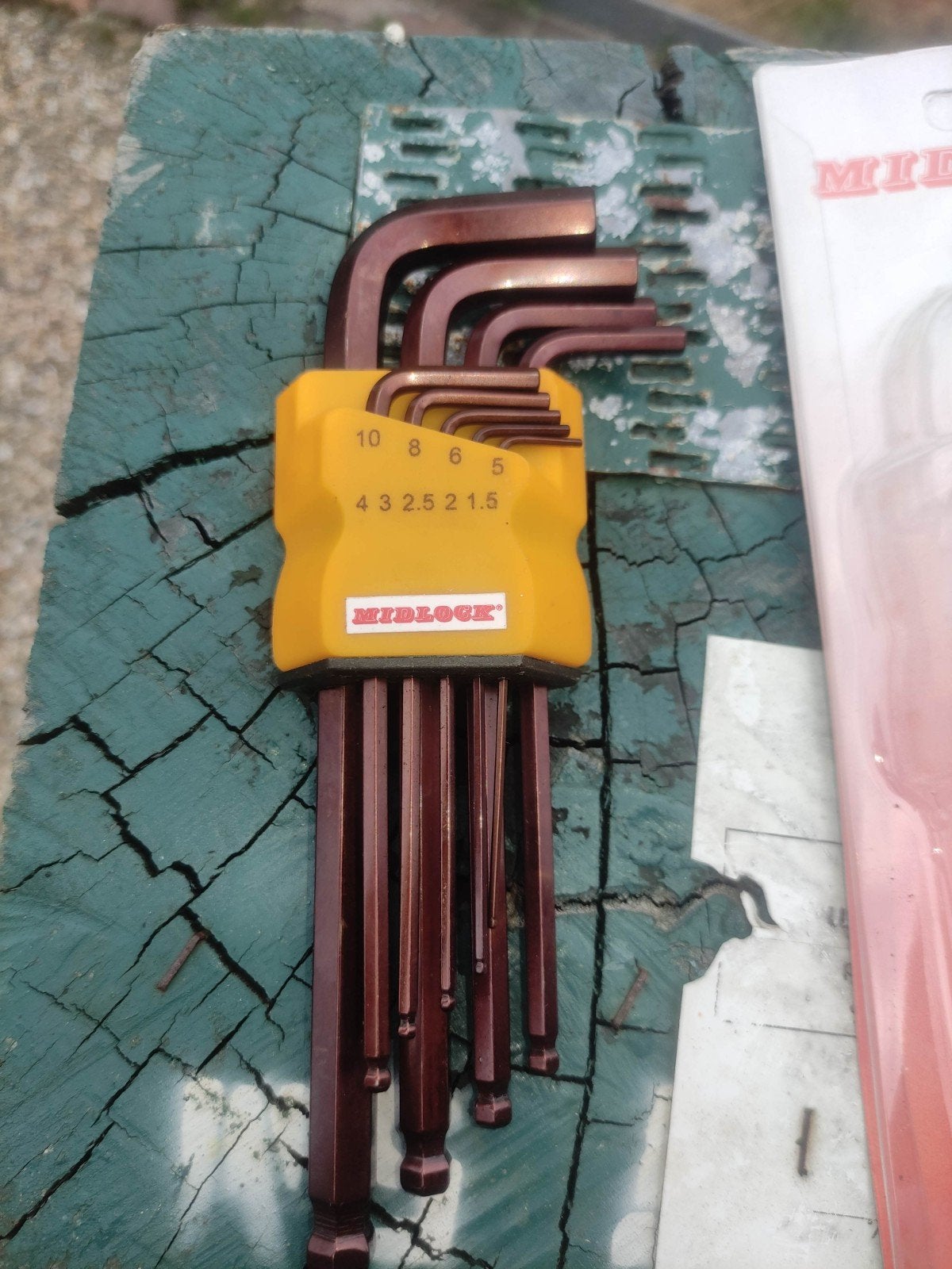 Midlock Inbuset 9 delig, metrisch met Wobble kop, Doe-het-zelf en Verbouw, Gereedschap | Handgereedschap, Nieuw, Ophalen of Verzenden
