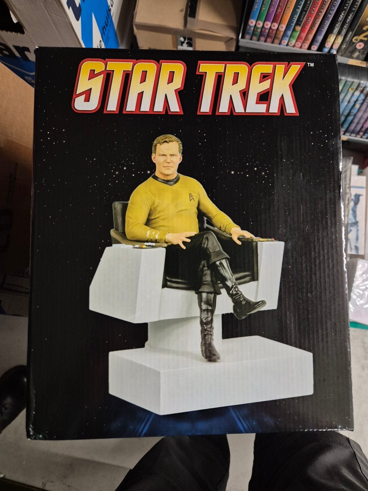 Star Trek Kirk in captain chair, Ophalen of Verzenden, Nieuw