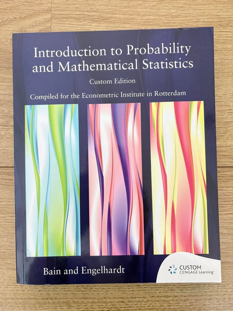 Introduction to Probability and Mathematical Statistics, Boeken, Ophalen of Verzenden, Zo goed als nieuw, Programmeertaal of Theorie