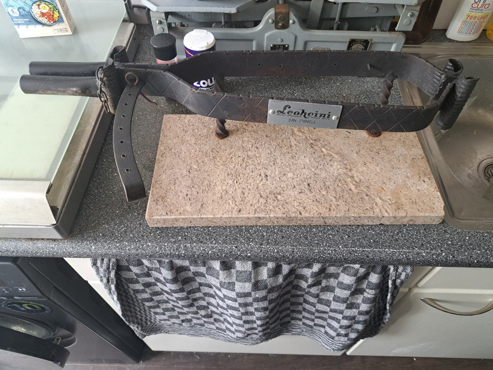 Vintage Italiaanse Hamklem Leoncini - San Daniele, Ophalen