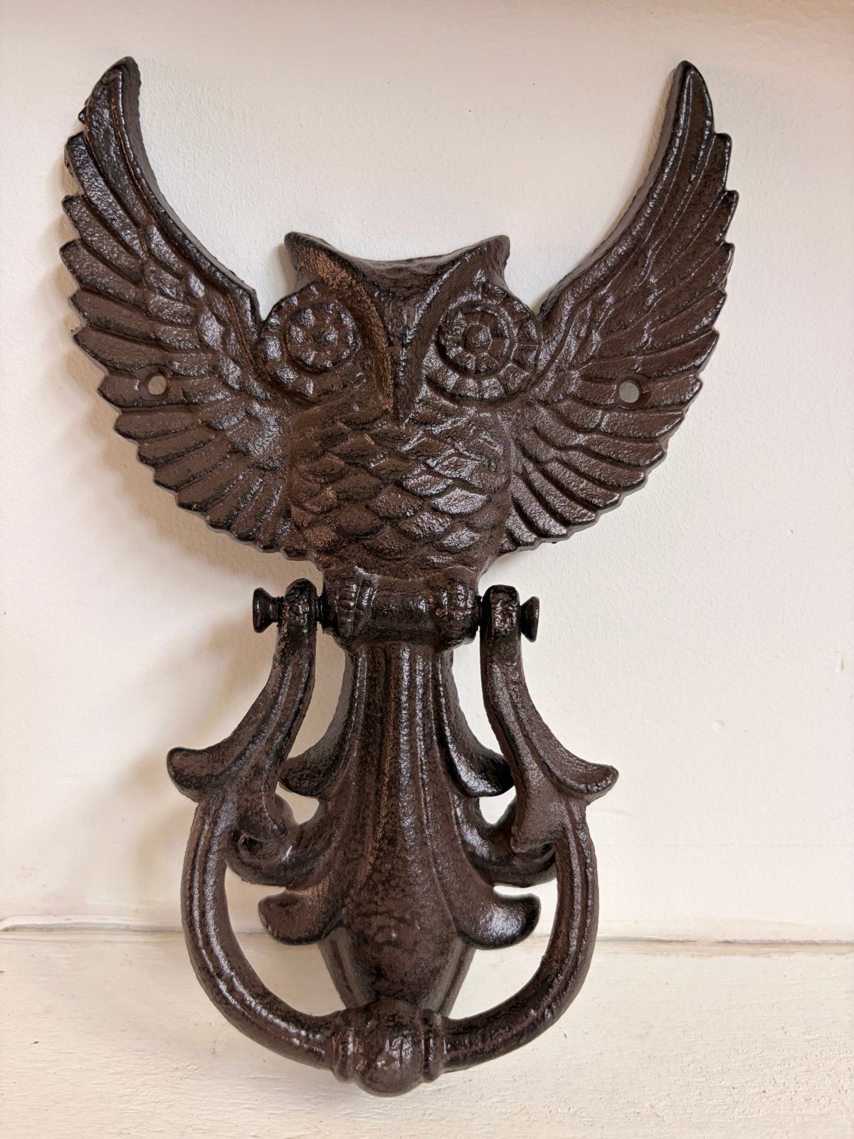 Gietijzeren Uil Deurklopper, Vintage, Nieuw, Ophalen of Verzenden, Metaal