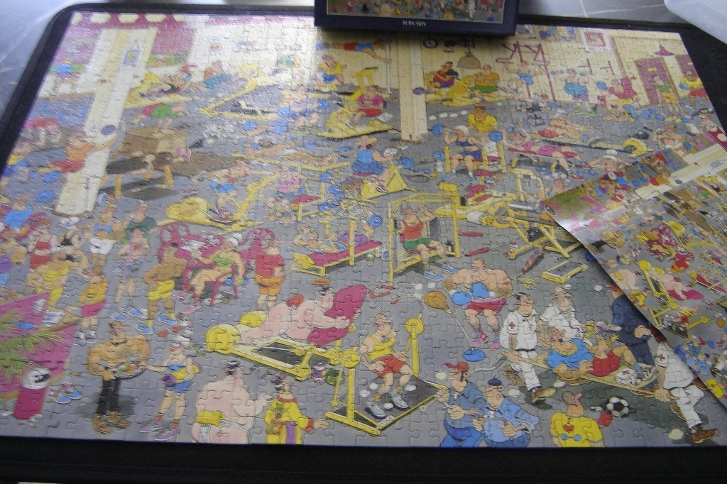 jan van haasteren puzzel, Hobby en Vrije tijd, Denksport en Puzzels, Ophalen, 500 t/m 1500 stukjes, Zo goed als nieuw