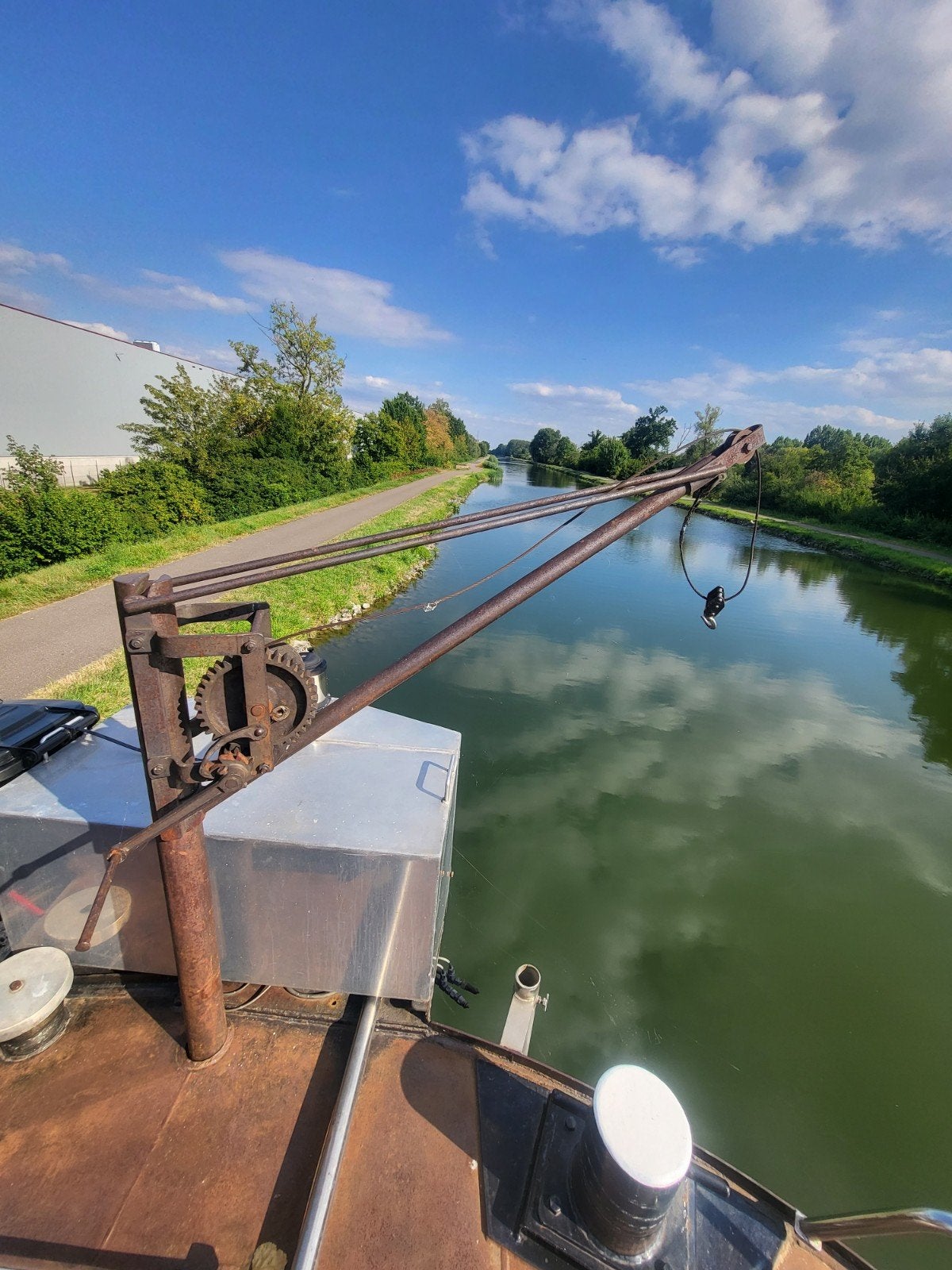 Robuuste Davit / Kraan voor boot - Gebruikt, Watersport en Boten, Ophalen of Verzenden, Gebruikt, Overige typen