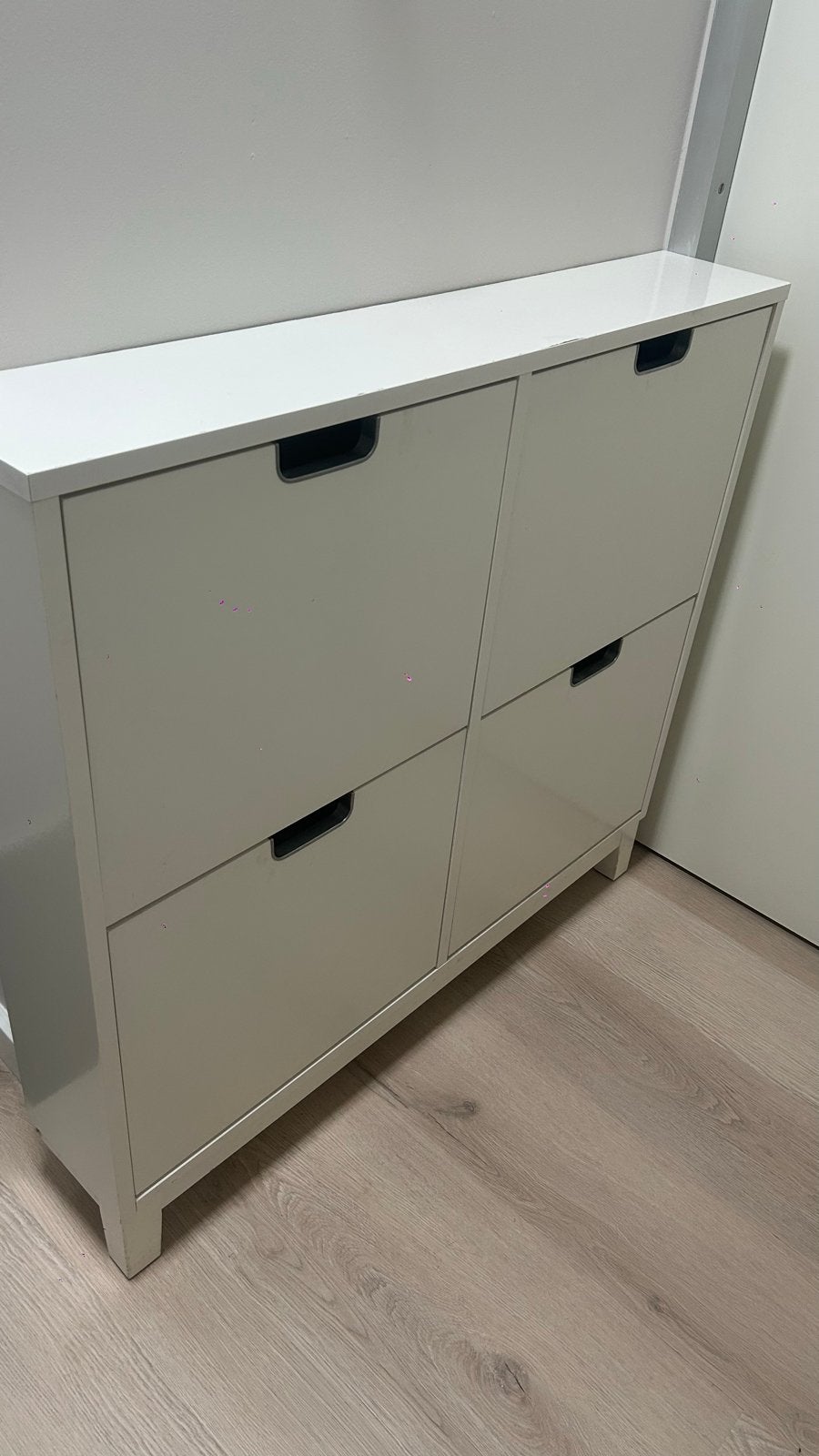 IKEA Ställ - Witte schoenenkast met 4 vakken, Huis en Inrichting, Ophalen, Gebruikt