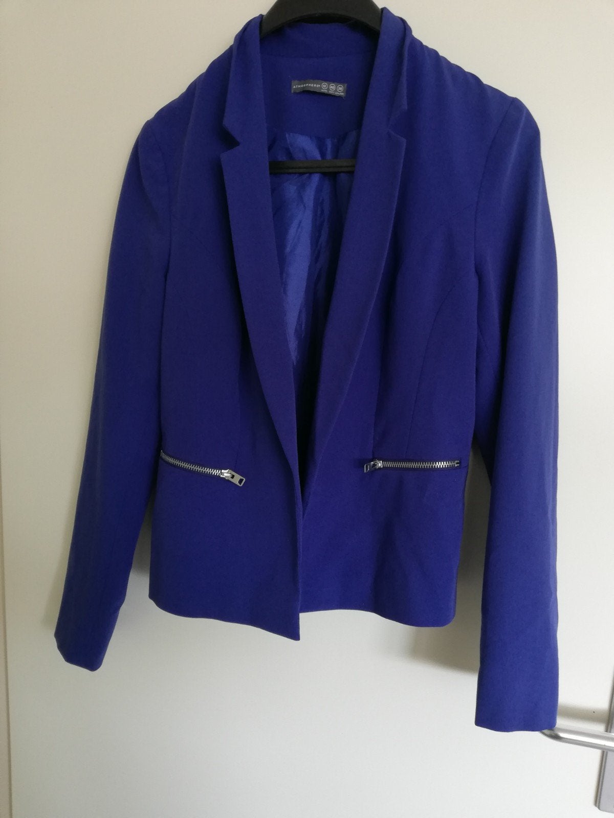 Mooi jasje kobaltbl is gevoerd mt 38, Kleding | Dames, Maat 38/40 (M), Atmosphere, Zo goed als nieuw, Verzenden