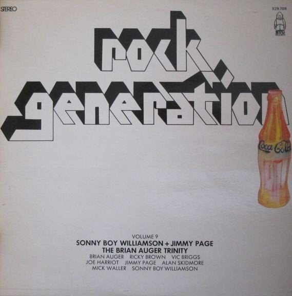 LP ROCK GENERATION VOLUME 9 (oa. Sonny Boy Williamson), LP, Gebruikt, Ophalen of Verzenden, 12 inch