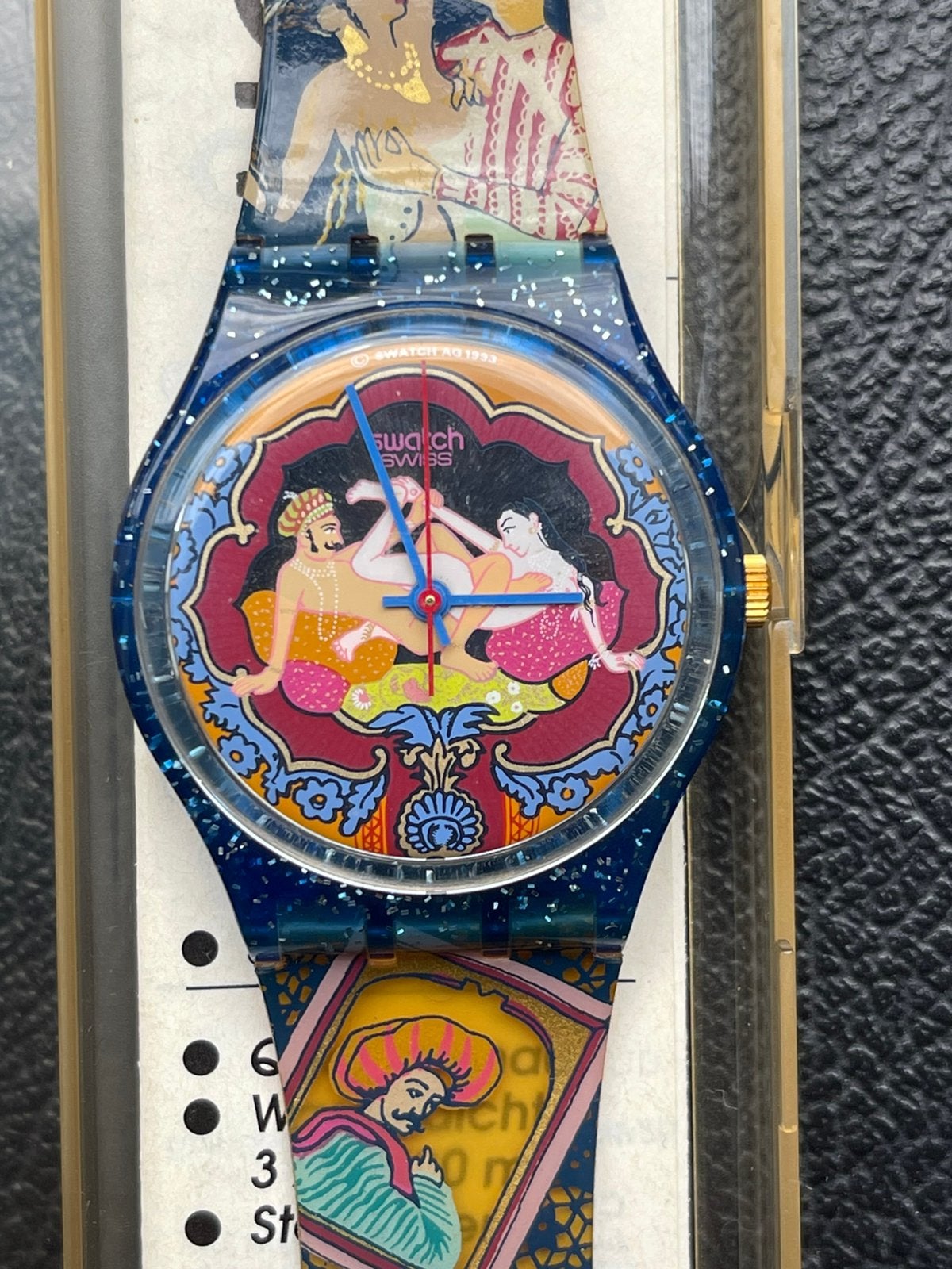 SWATCH KAMASUTRA 1993 NIEUW IN DOOS, Overige materialen, Polshorloge, Nieuw, Ophalen of Verzenden