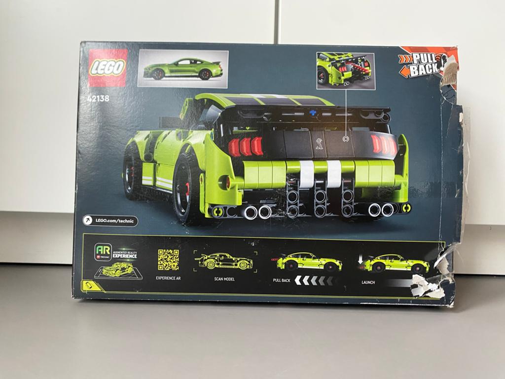 Lego Technic Ford Mustang Shelby GT500 (42138), Ophalen of Verzenden, Zo goed als nieuw