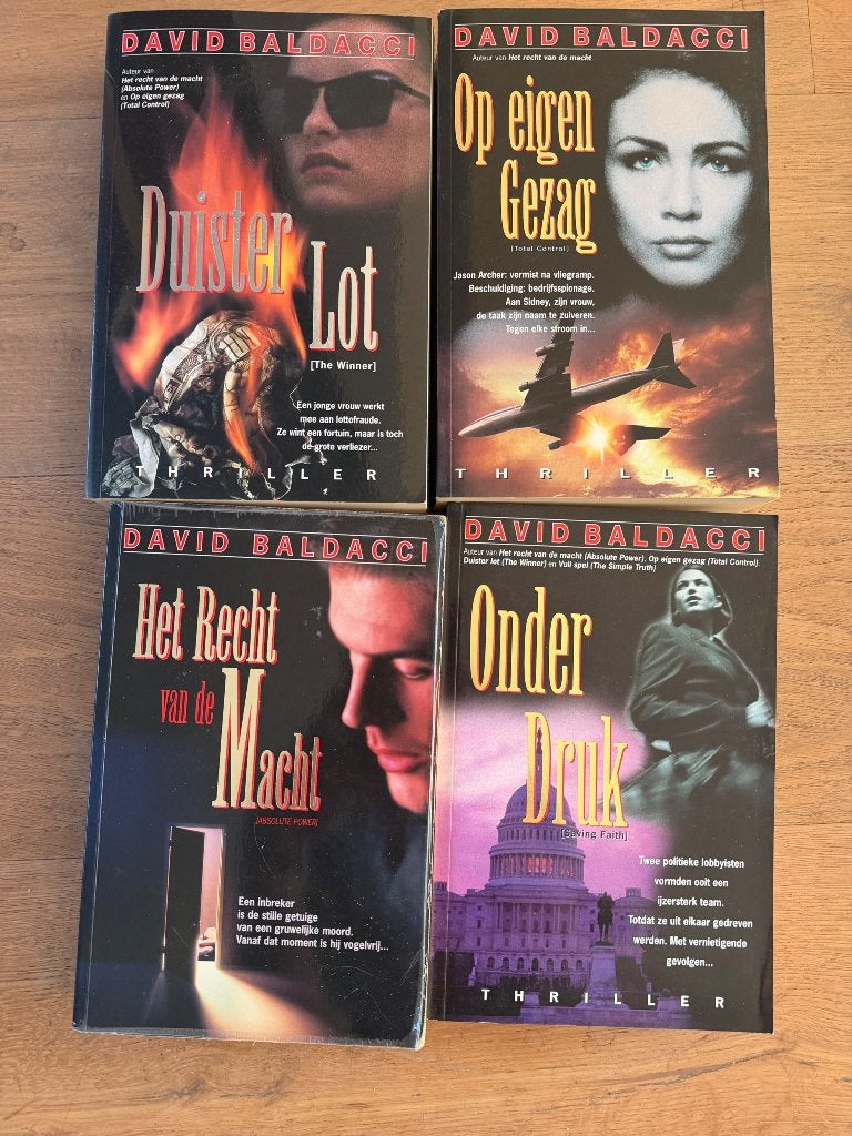 David Baldacci, Boeken, Ophalen, Gelezen, David Baldacci, Nederland