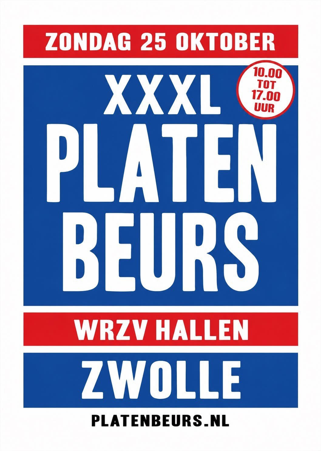XXXL Platenbeurs Zwolle zondag 25 oktober WRZV Hal, Ophalen of Verzenden, Nieuw in verpakking, 12 inch