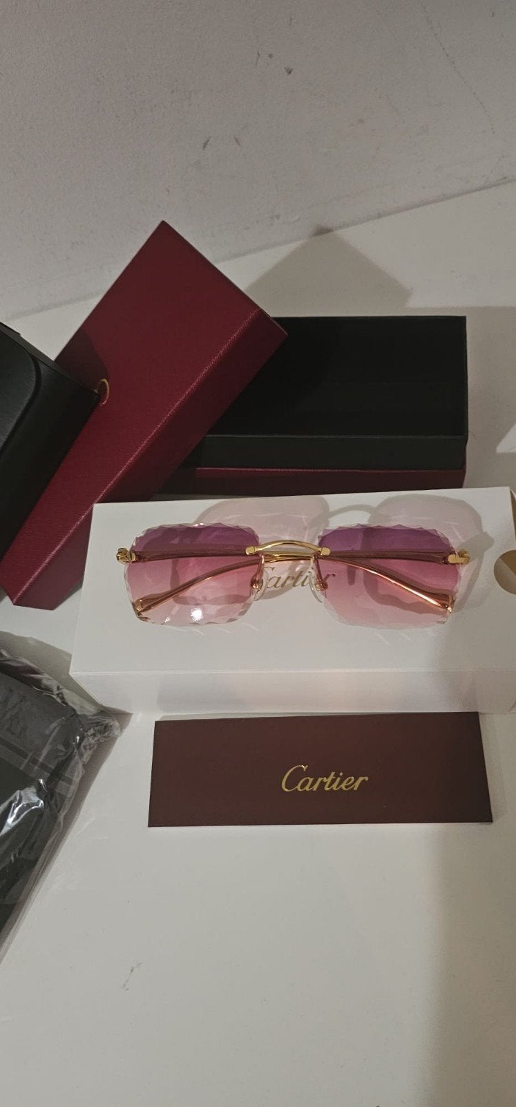 Cartier phatnera bril roze/goud, Nieuw, Roze, Bril, Ophalen