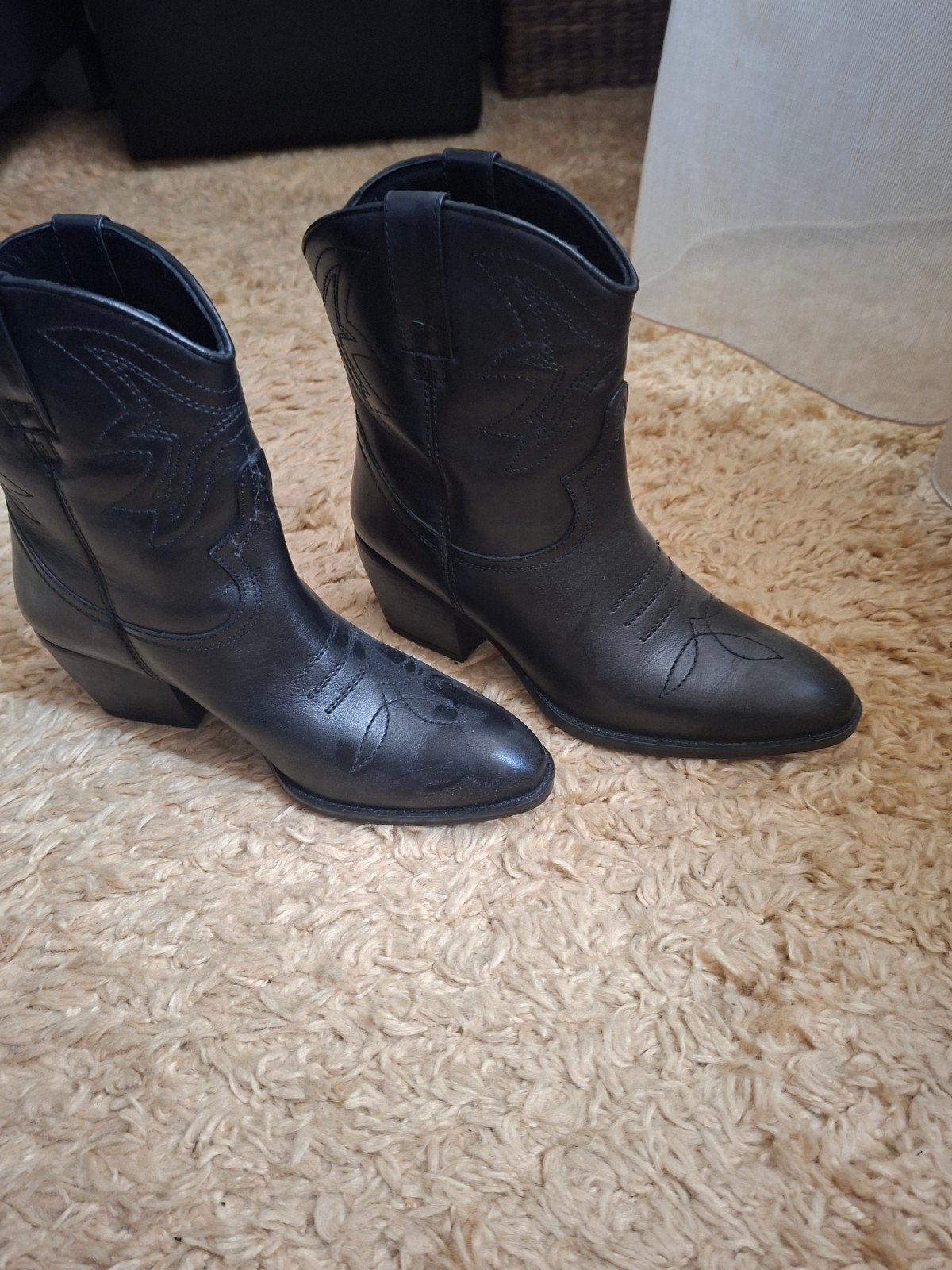Diverse enkellaarsjes maat 38 schoenen mt 4.5 nieuw, Ophalen, Gedragen, Bruin, Lage of Enkellaarzen