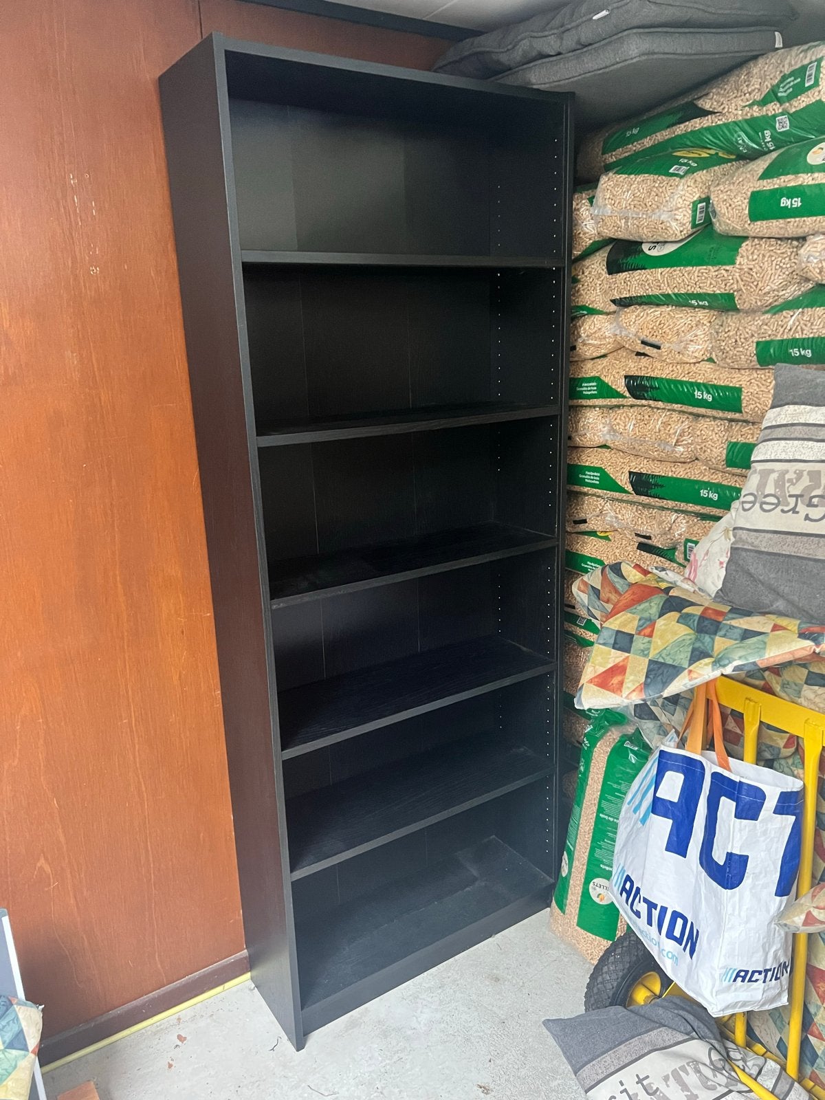 Zwarte Billy Boekenkast, Ophalen, Met plank(en), Gebruikt, 200 cm of meer
