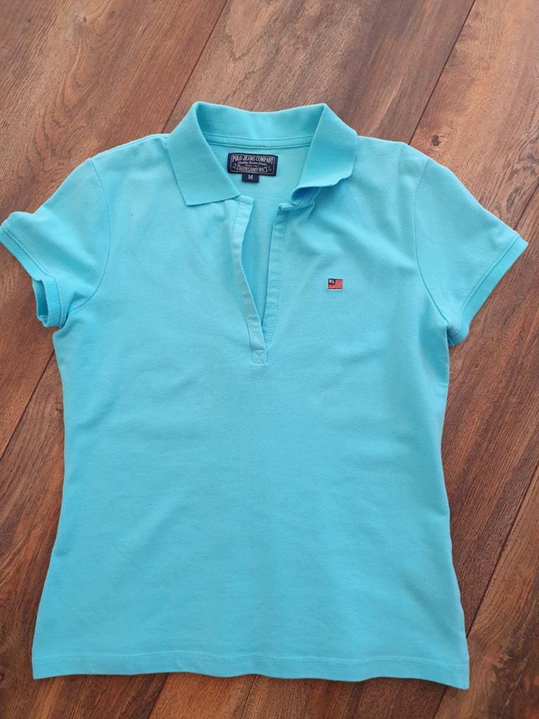 Polo Ralph Lauren Polo Jeans Company Poloshirt Maat M, Ophalen of Verzenden, Maat 48/50 (M), Blauw, Polo Ralph Lauren