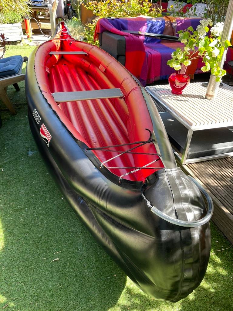 Grabner Indio opblaasbare canadese kano, Watersport en Boten, Kano's, Ophalen, Zo goed als nieuw, Canadese kano of Open kano, Opblaasbaar
