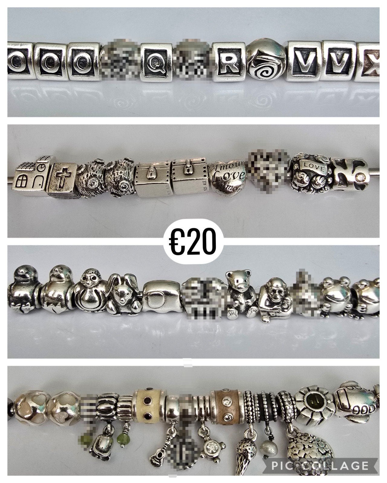 Prachtige originele zilveren Pandora bedels/hangers, Sieraden, Tassen en Uiterlijk, Ophalen of Verzenden, Zo goed als nieuw, Zilver