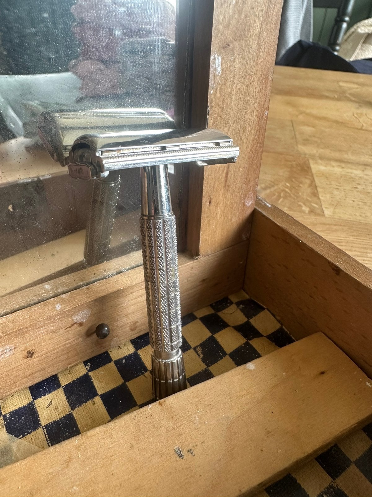 Vintage Antiek Gillette Scheermes Rocket SuperSpeed razor, Ophalen of Verzenden, Zo goed als nieuw, Gehele gezicht