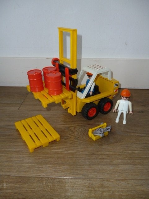 Vintage Playmobil Vorkheftruck 3506, Ophalen of Verzenden, Gebruikt