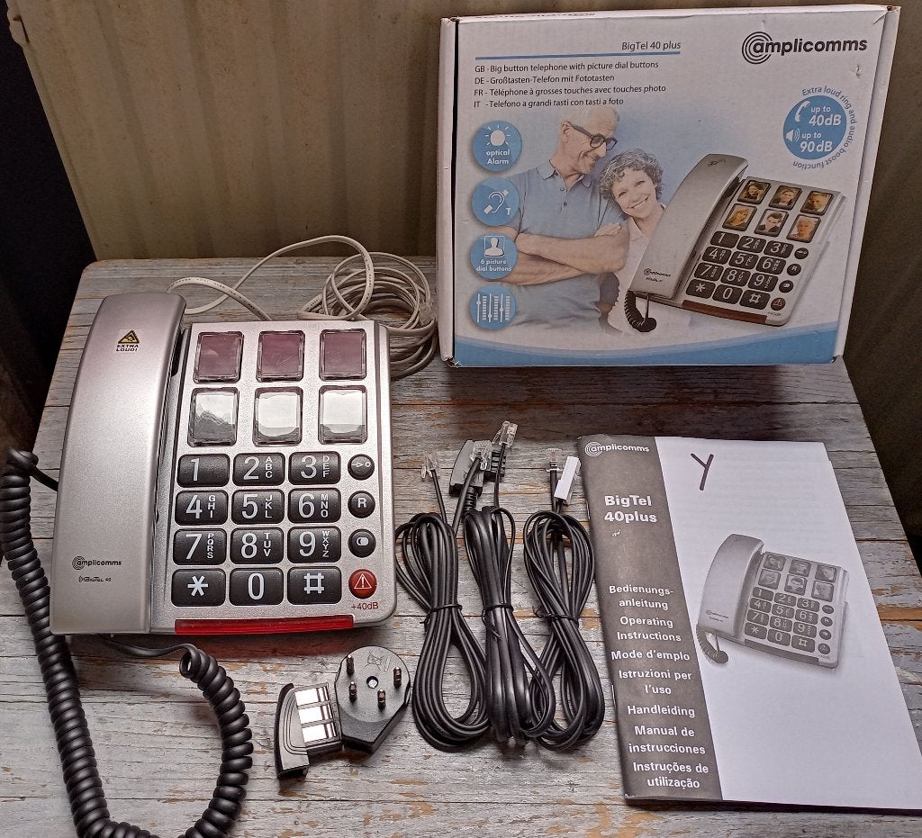 Amplicomms BigTel 40 plus telefoon seniorentelefoon, Telecommunicatie, Ophalen of Verzenden, Zo goed als nieuw