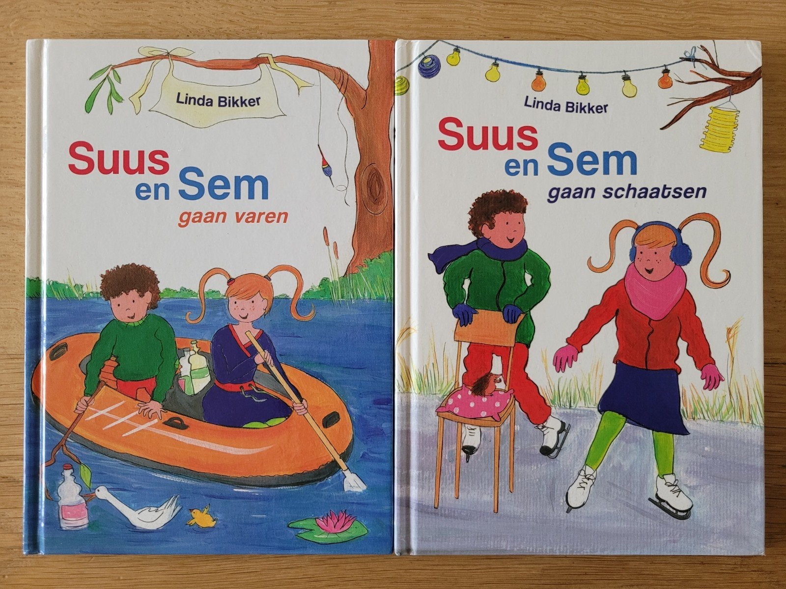 2x Suus en Sem serie, Linda Bikker, christelijk, samen €4,50, Ophalen of Verzenden, Zo goed als nieuw