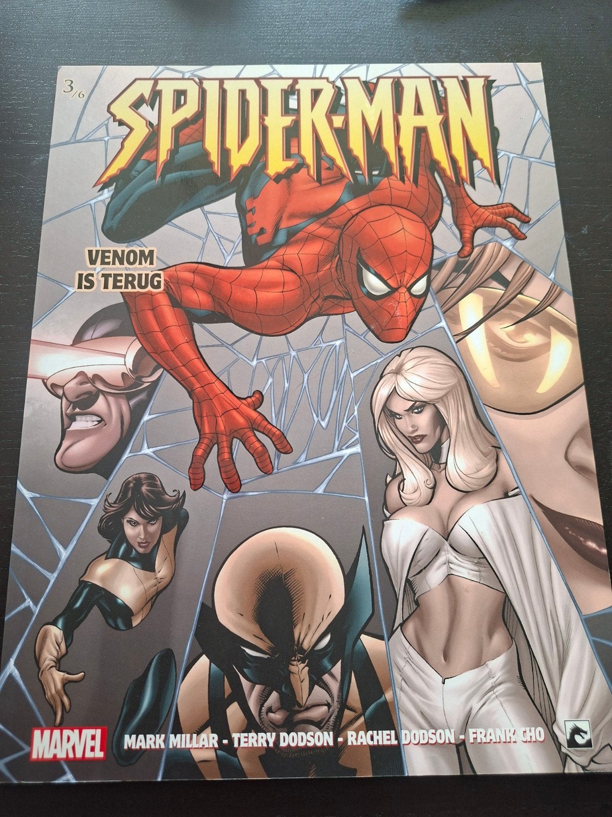 Spider-Man: Venom is Terug - Marvel Comic, Boeken, Eén comic, Amerika, Mark Millar, Terry Dodson, Rachel Dodson, Frank Cho, Ophalen of Verzenden