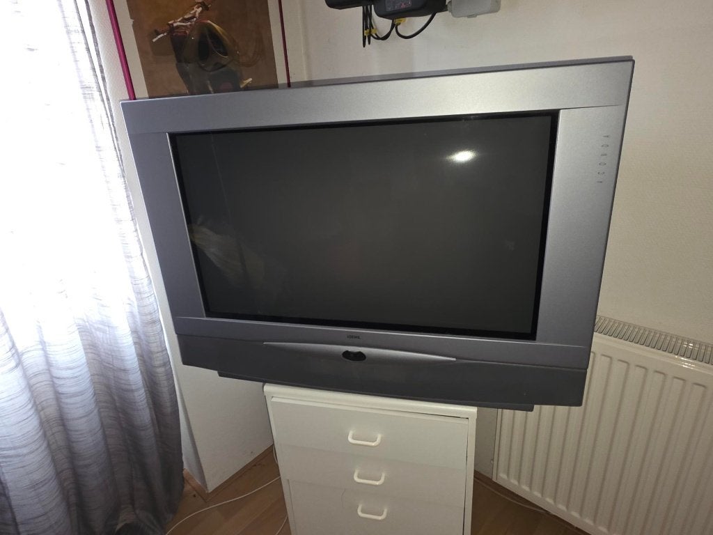 Loewe Aconda 9281 ZW CRT TV - 100 Hz Full-PIP SAT receiver, Gebruikt, 100 Hz, 60 tot 80 cm, Ophalen