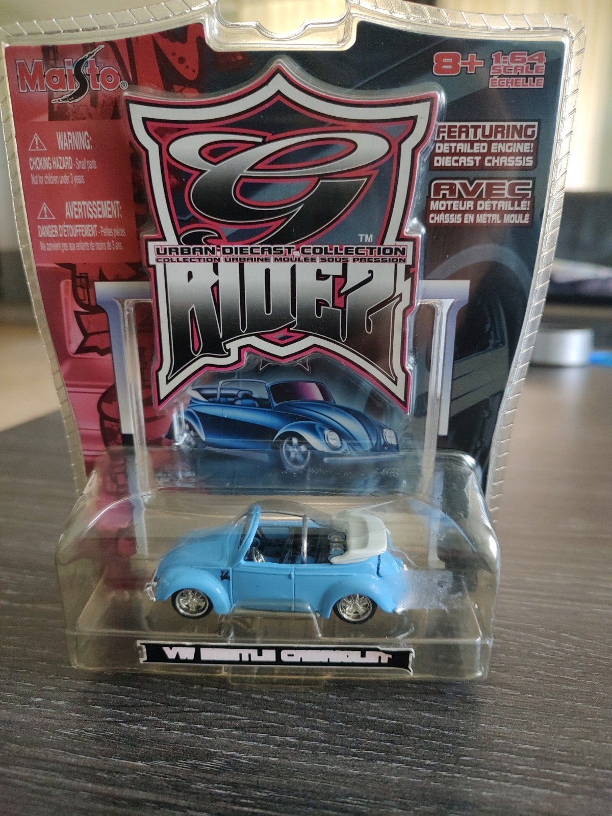 Maisto G-Ridez VW Beetle Cabriolet Diecast 1/64, Ophalen of Verzenden, Nieuw, Auto