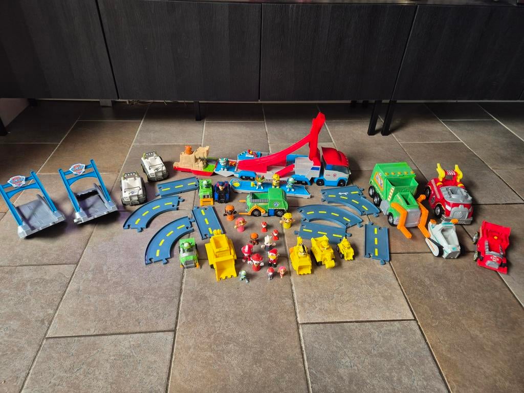 Paw patrol speelgoed, Ophalen
