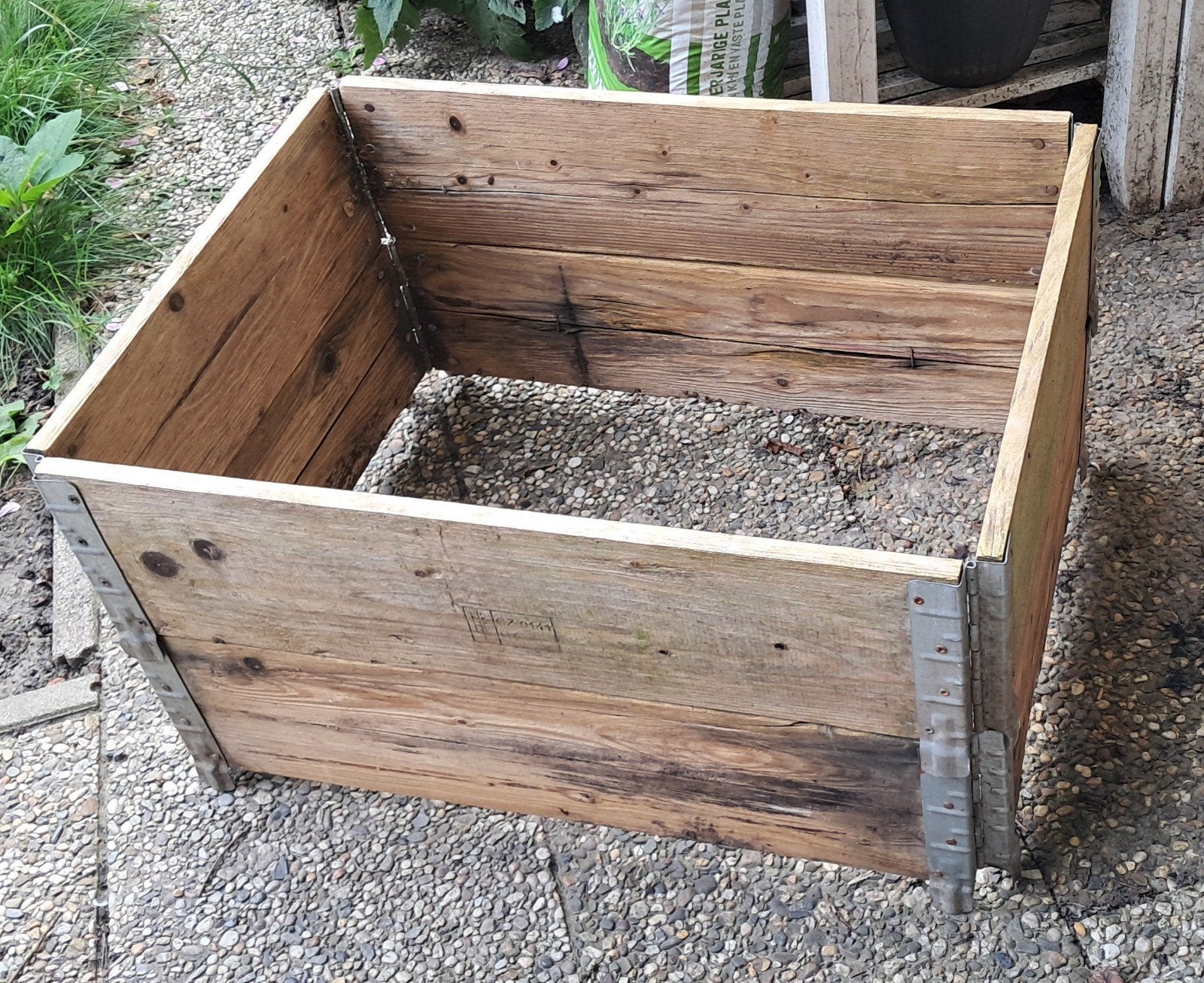 2 Palletranden - Ideaal voor kleine moestuin, Ophalen, Gebruikt, Minder dan 30 cm, Balkon