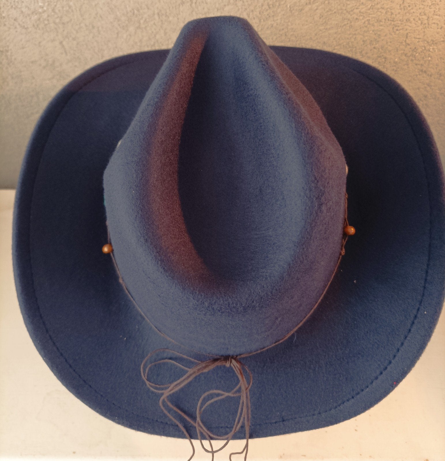 Western Hoed Cowboyhoed Maat 57 met Kralen & schelpjes, Ophalen of Verzenden