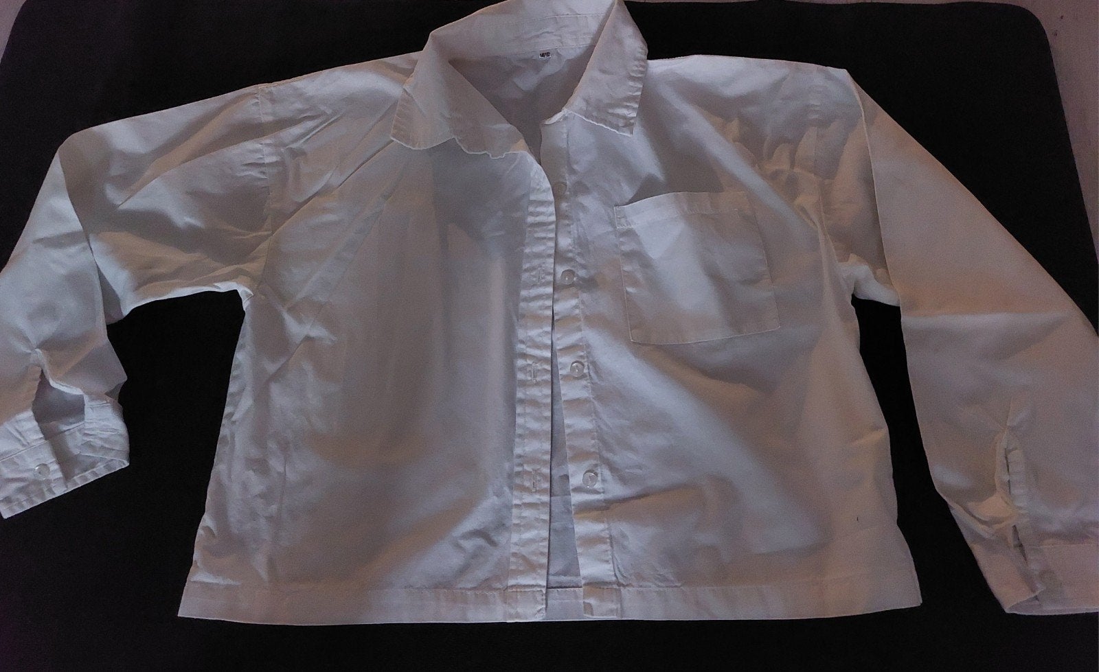 Witte blouse voor meisje - Maat 146/152, Ophalen of Verzenden, Gedragen, Wit