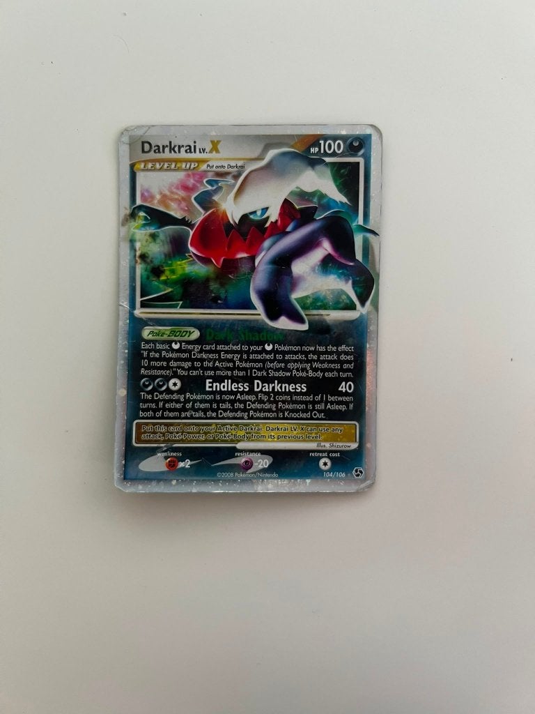 Darkrai Lv X 104/106 Great Encounters, Ophalen of Verzenden, Nieuw, Losse kaart, Foil