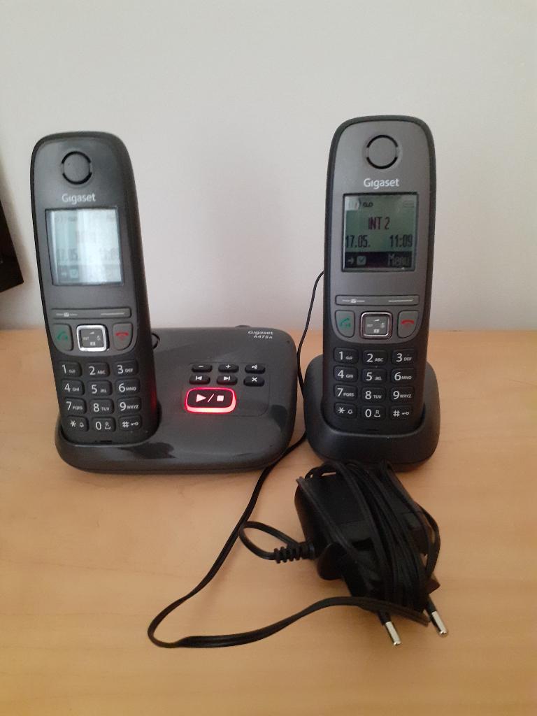 Telefoon Gigaset A475A, Ophalen of Verzenden, Gebruikt, 2 handsets