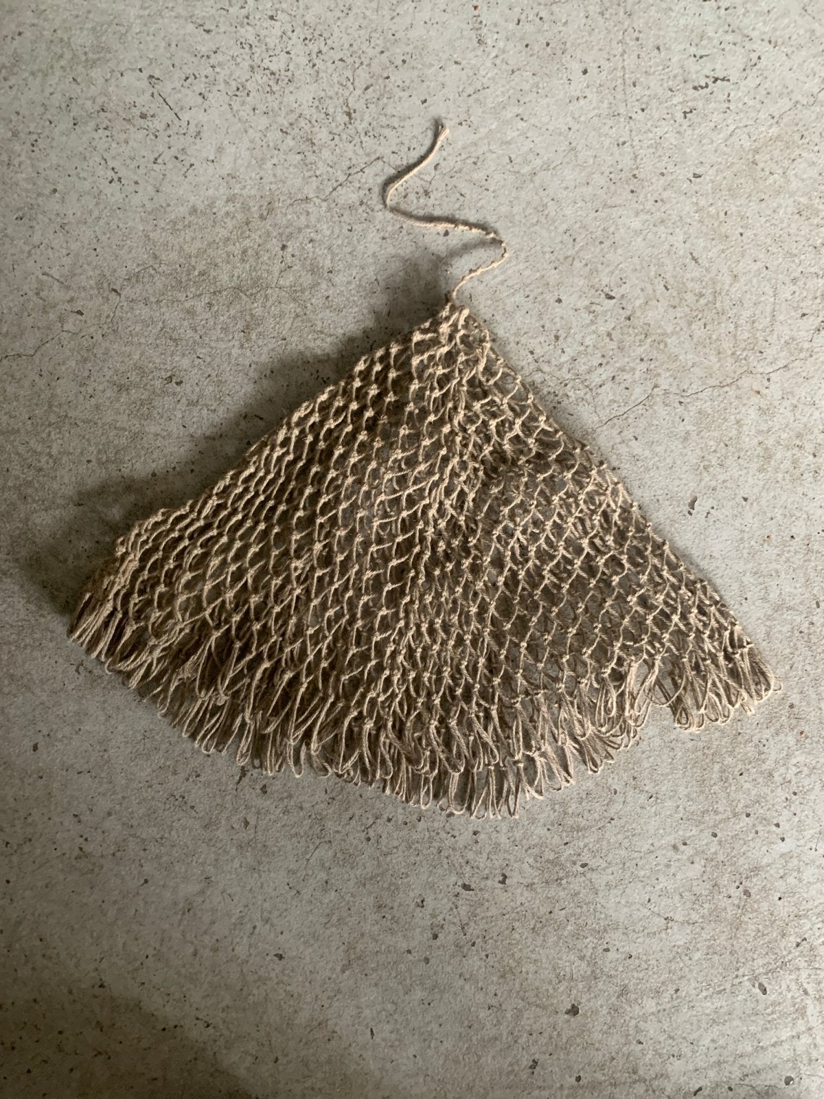 Baggernet baggerbeugelnet beugel met geknoopt touw, Verzenden