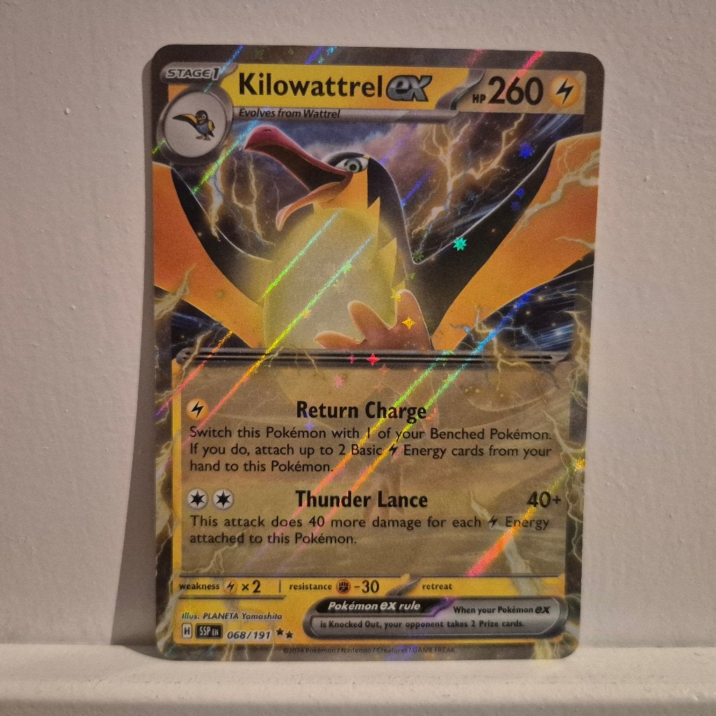 Kilowattrel ex SSP 068/191 - Pokémon, Ophalen of Verzenden, Nieuw, Losse kaart