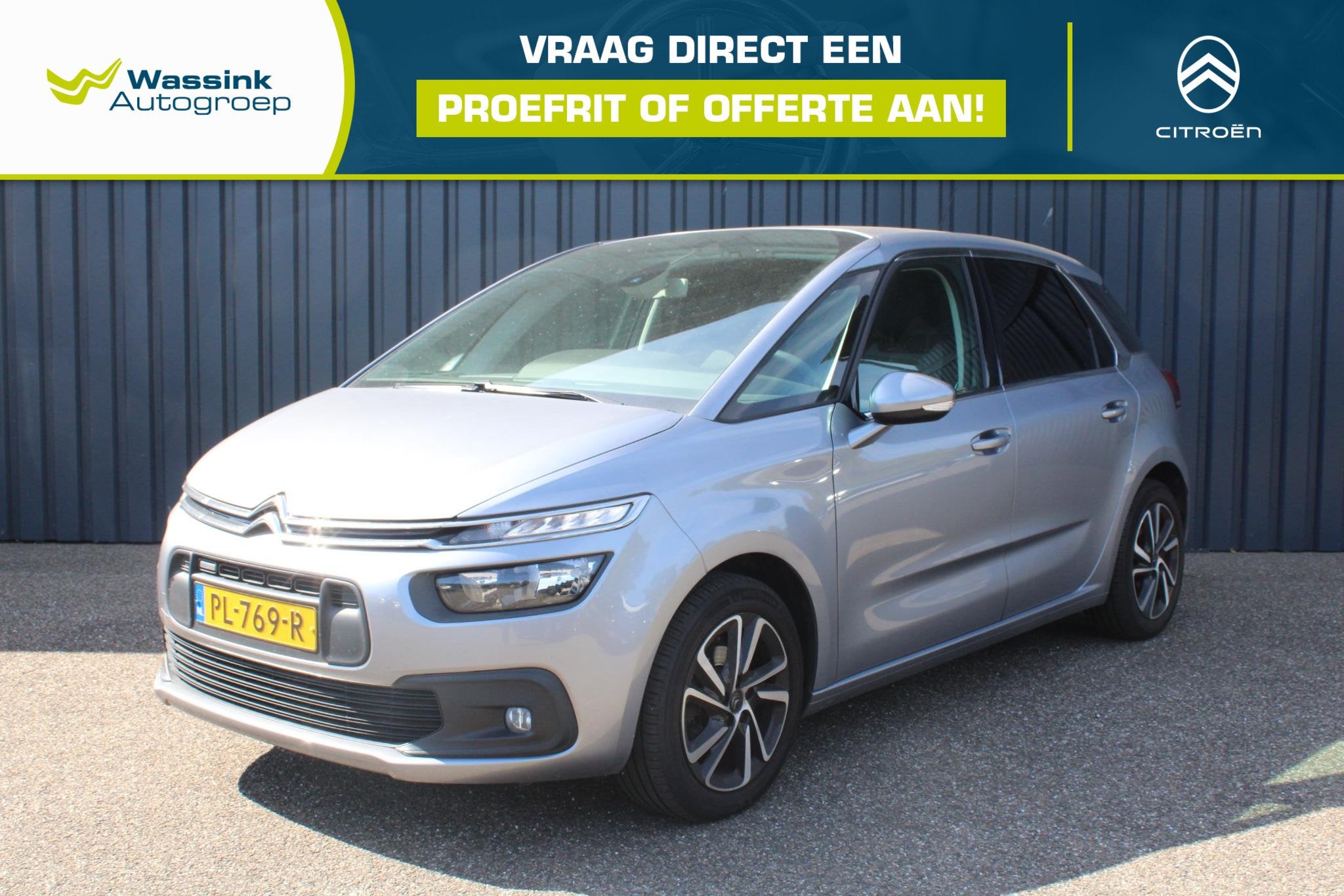 Citroen C4 Picasso 1.2 PureTech Selection Navigatie | Parkee, Voorwielaandrijving, Stof, Gebruikt, 1199 cc