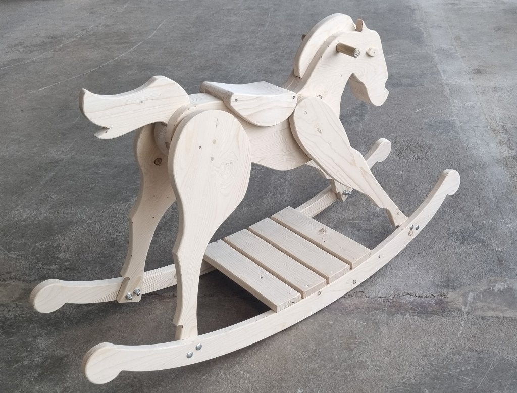 Houten hobbelpaard - steigerhout - Loods66B, Ophalen, Nieuw